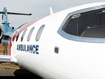 Airplane ambulance